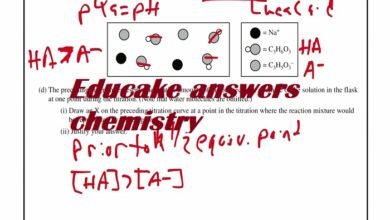 educake answers chemistry